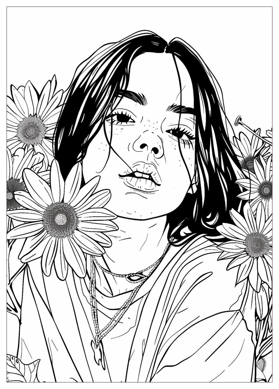 Billie Eilish Coloring Pages-12