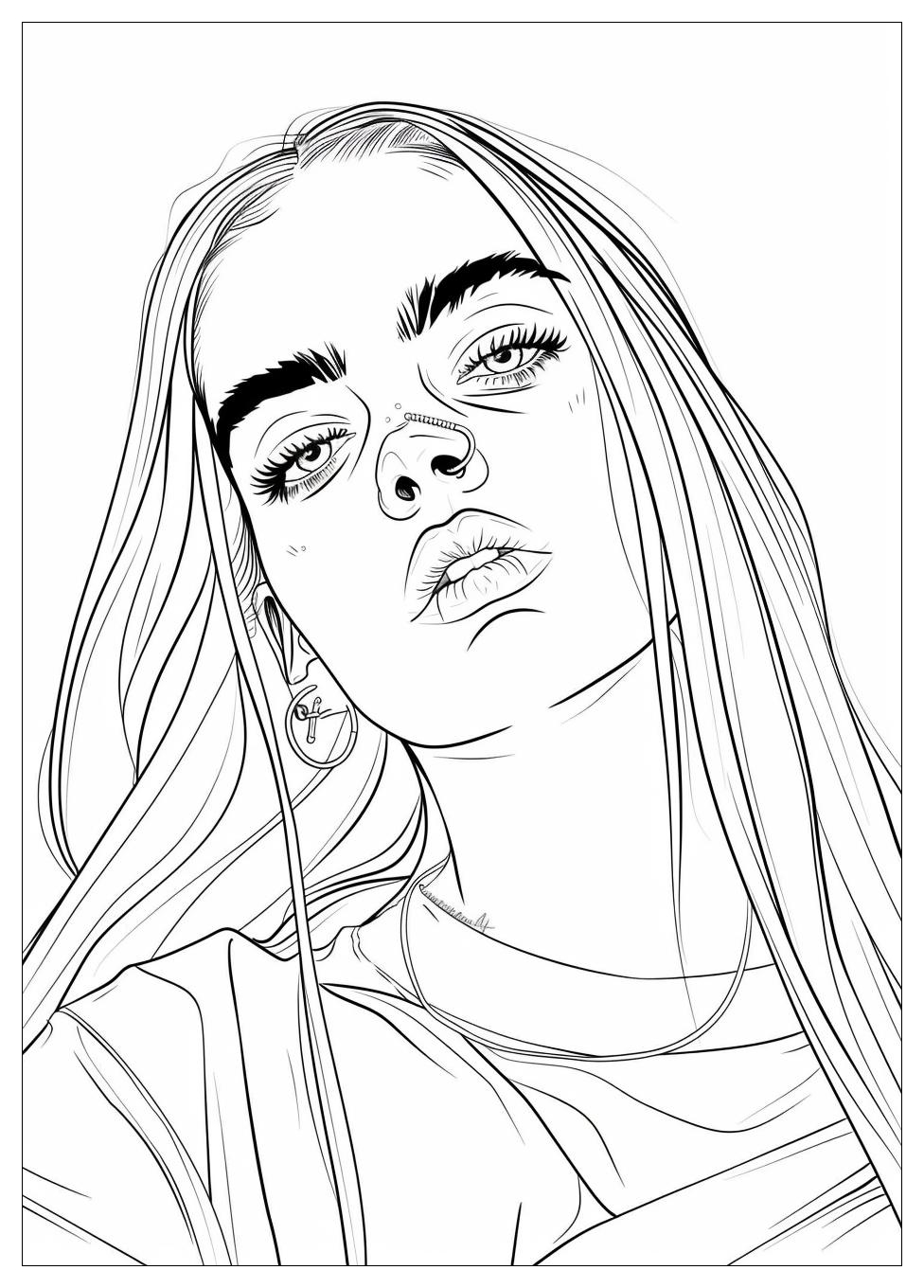 Billie Eilish Coloring Pages-20