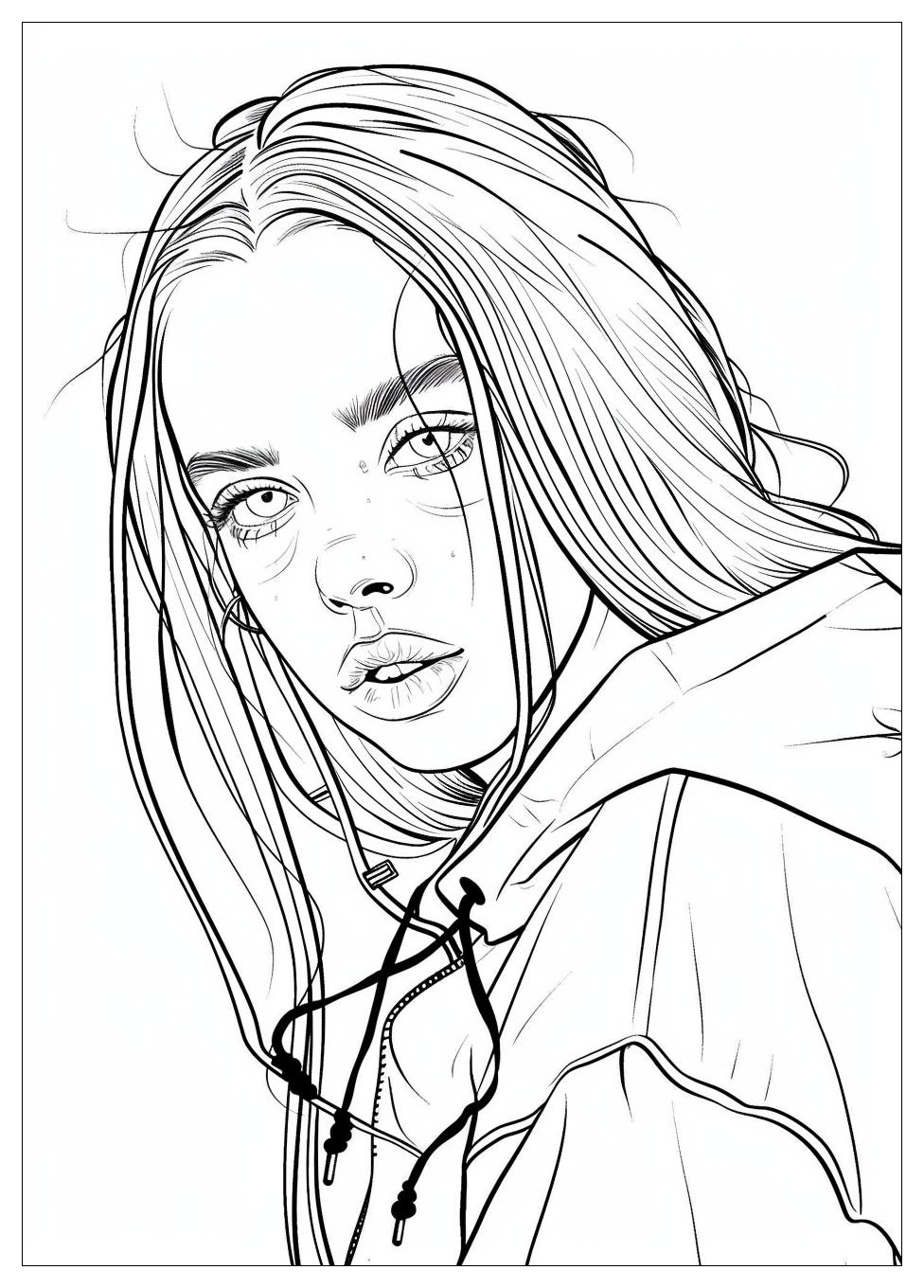 Billie Eilish Coloring Pages-5