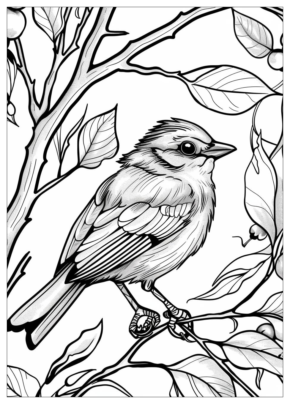 Bird Coloring Pages-11