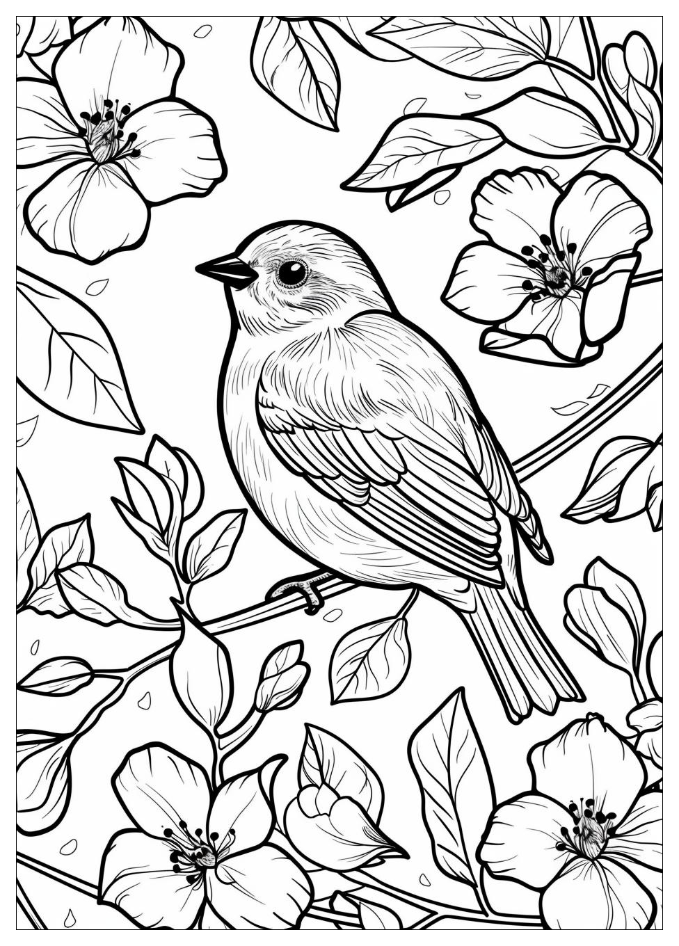 Bird Coloring Pages-7