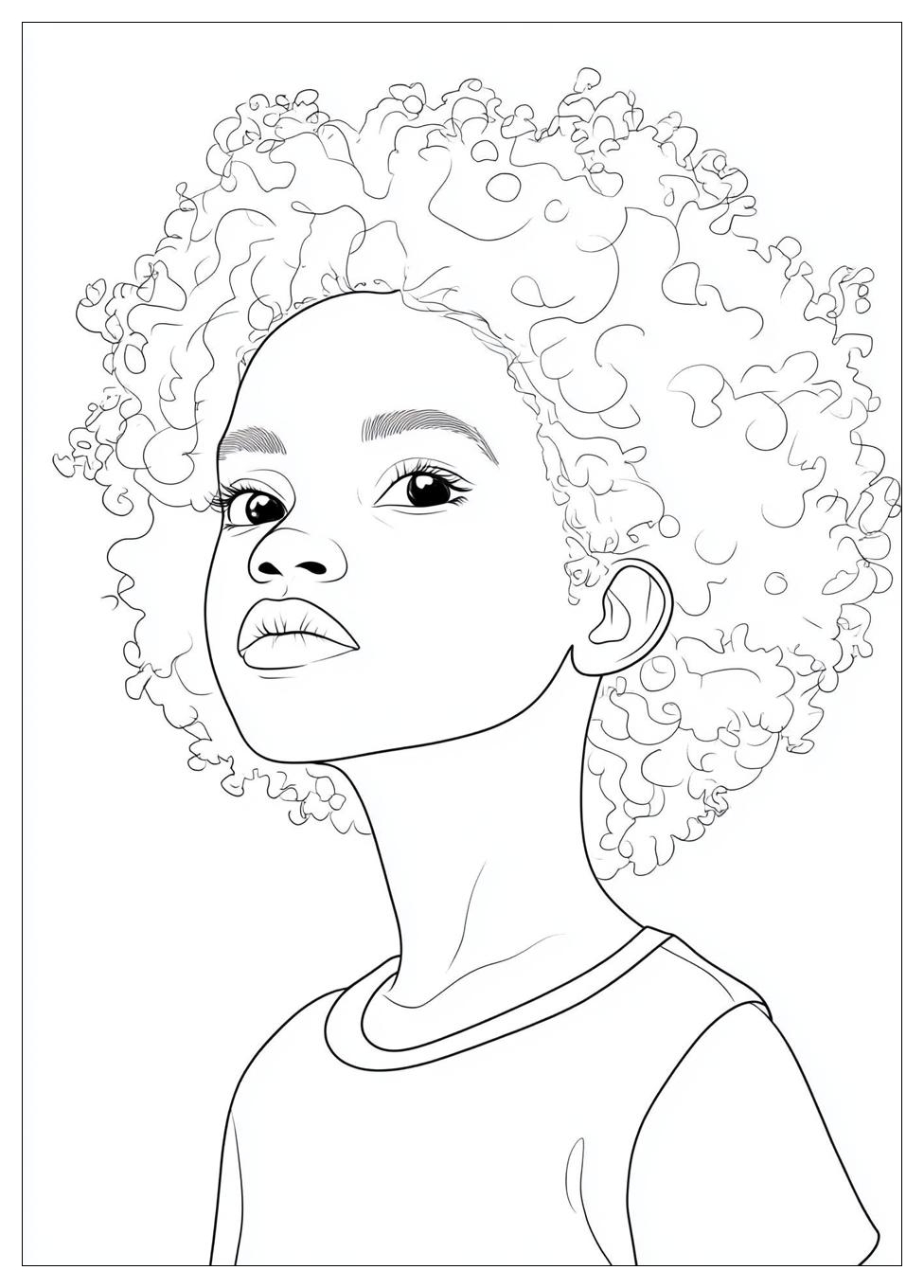 Black Girl Coloring Pages-10
