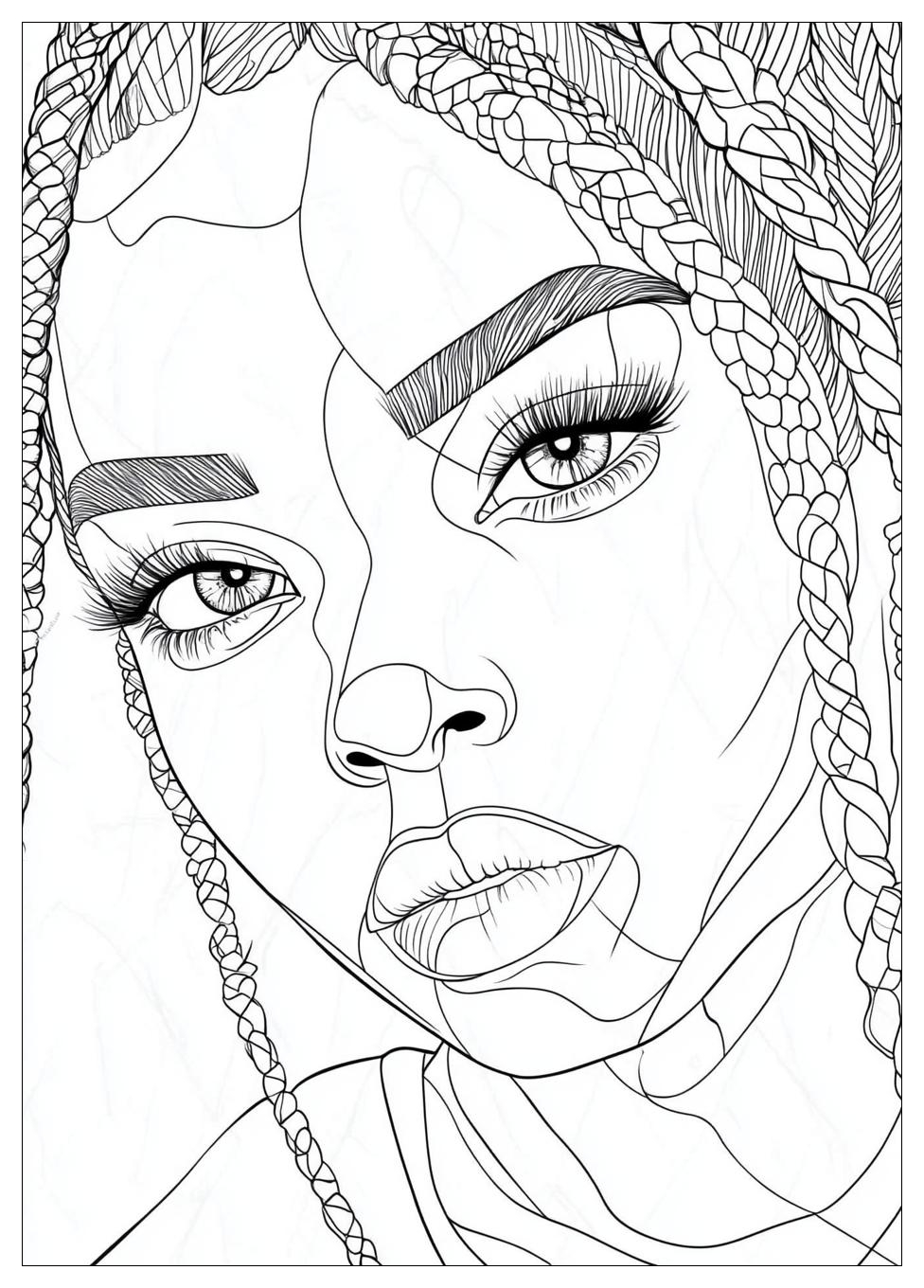 Black Girl Coloring Pages-17