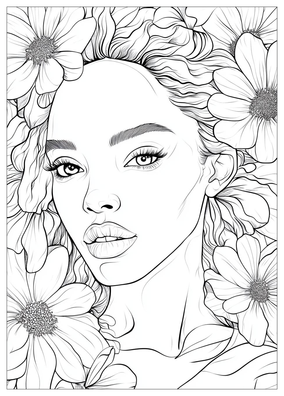 Black Girl Coloring Pages-18
