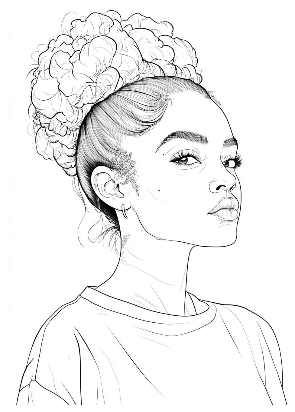 Black Girl Coloring Pages-19