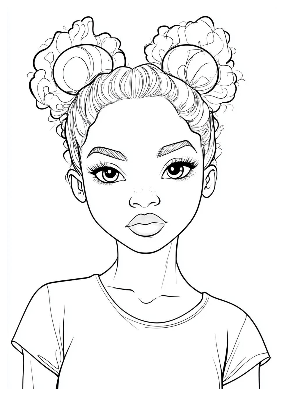 Black Girl Coloring Pages-2