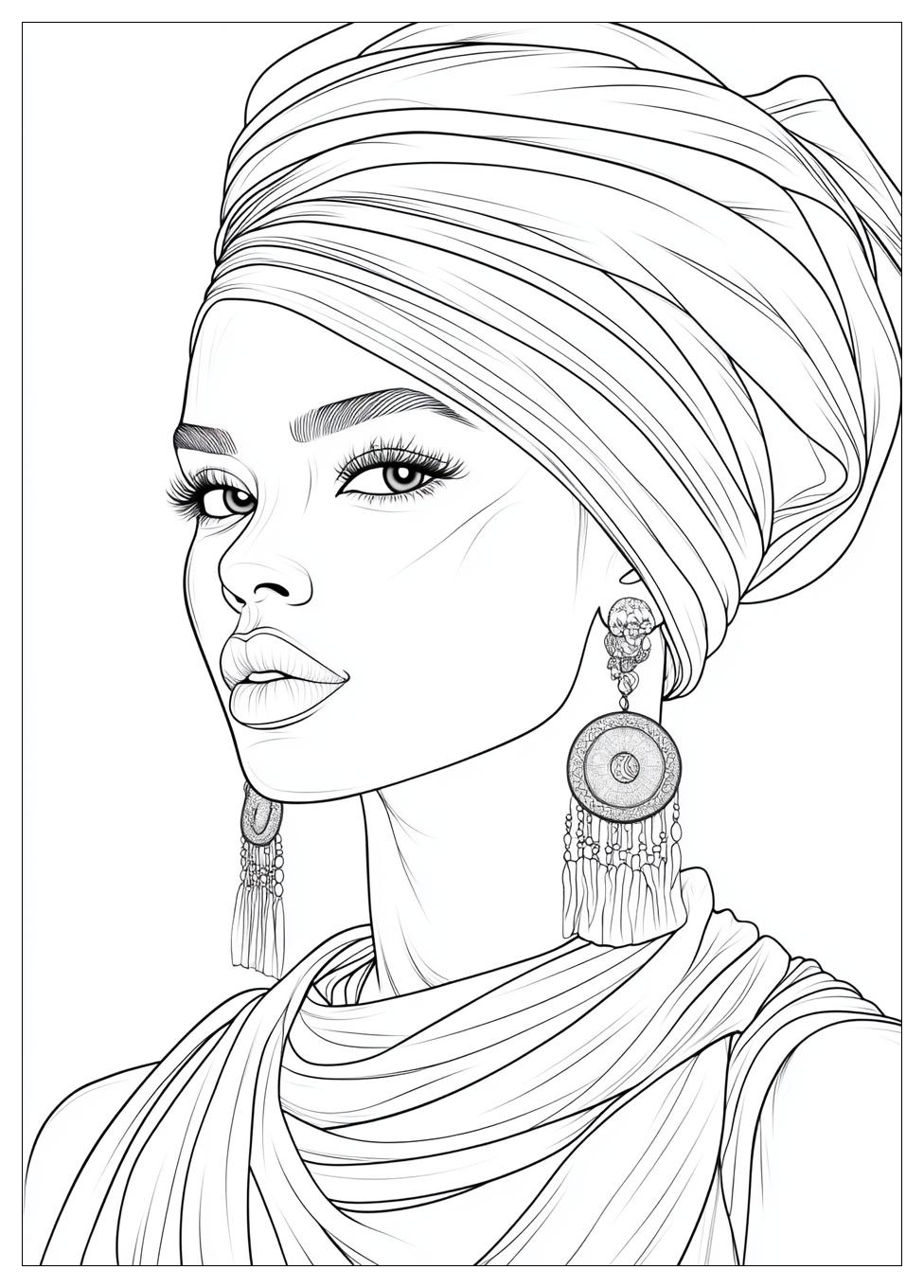 Black Girl Coloring Pages-20