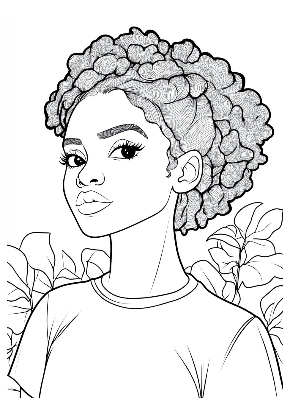 Black Girl Coloring Pages-4
