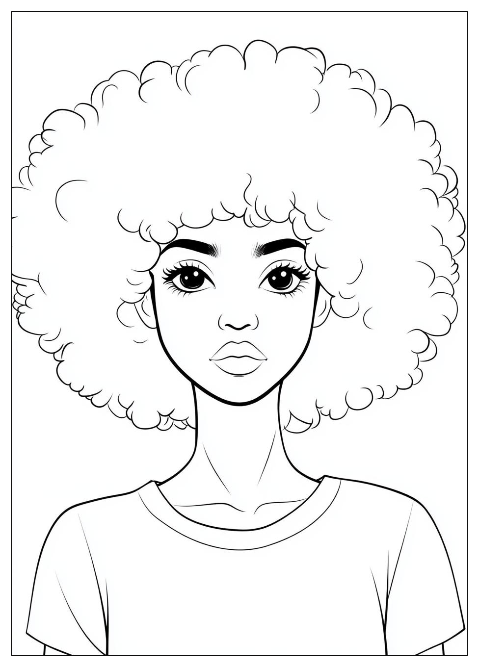 Black Girl Coloring Pages-6