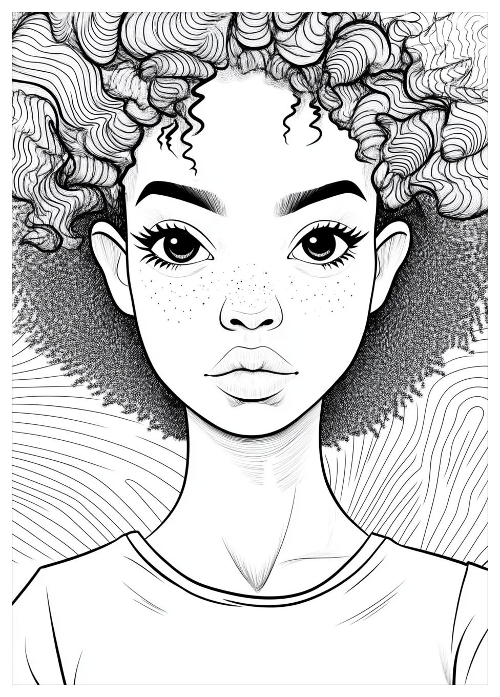 Black Girl Coloring Pages-9