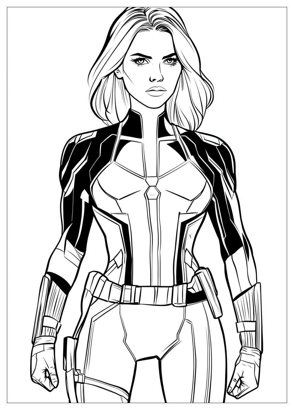 Black Widow Coloring Pages-10