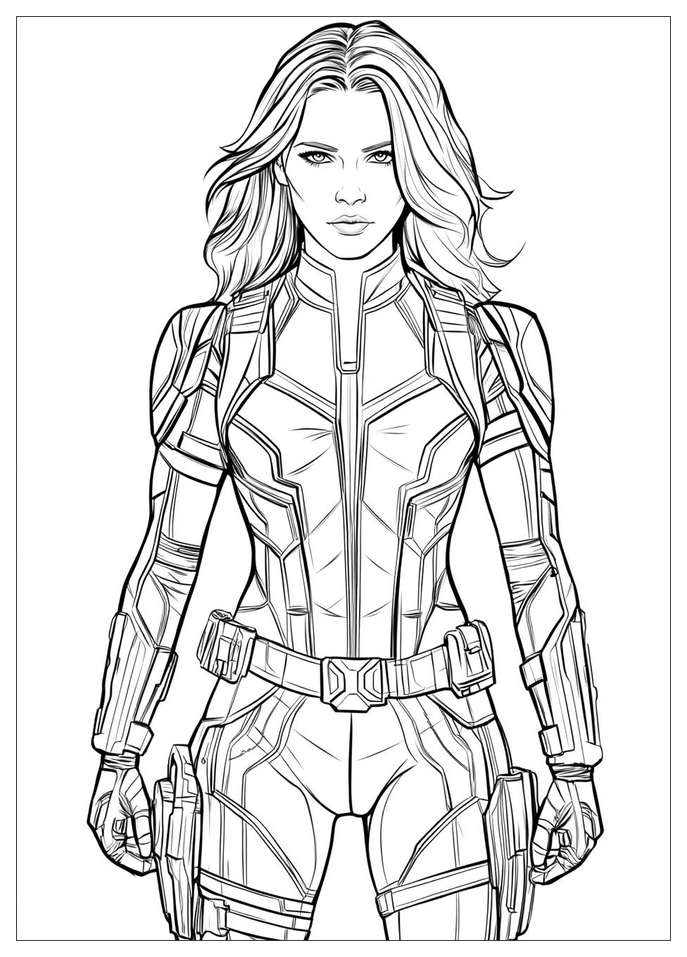 Black Widow Coloring Pages-12