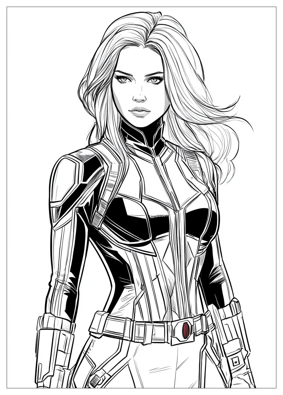 Black Widow Coloring Pages-13
