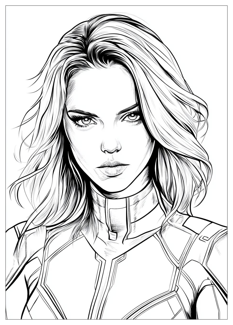 Black Widow Coloring Pages-14