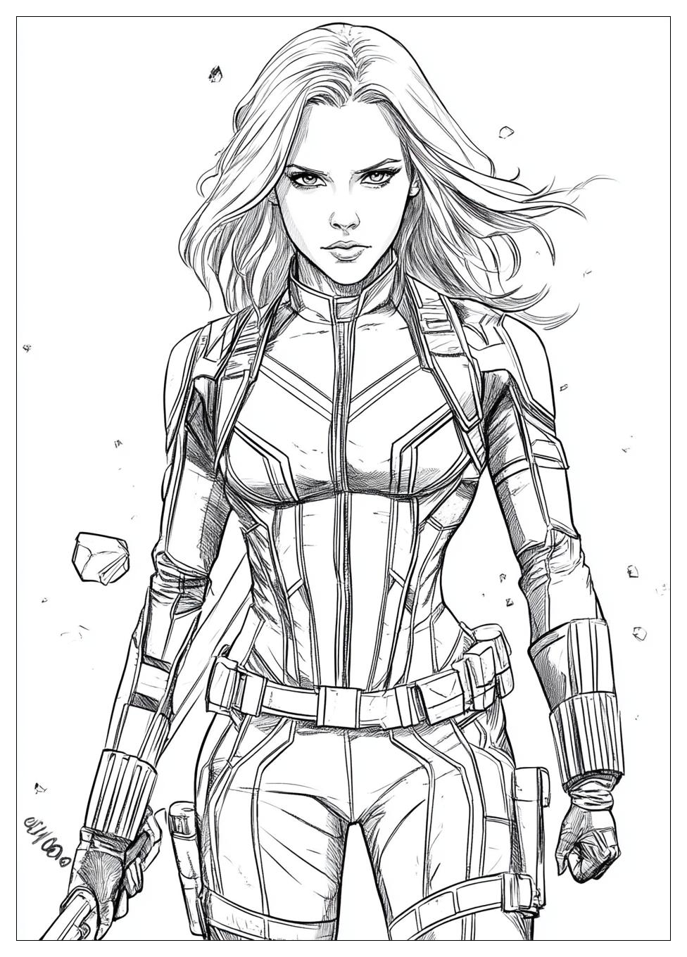 Black Widow Coloring Pages-16