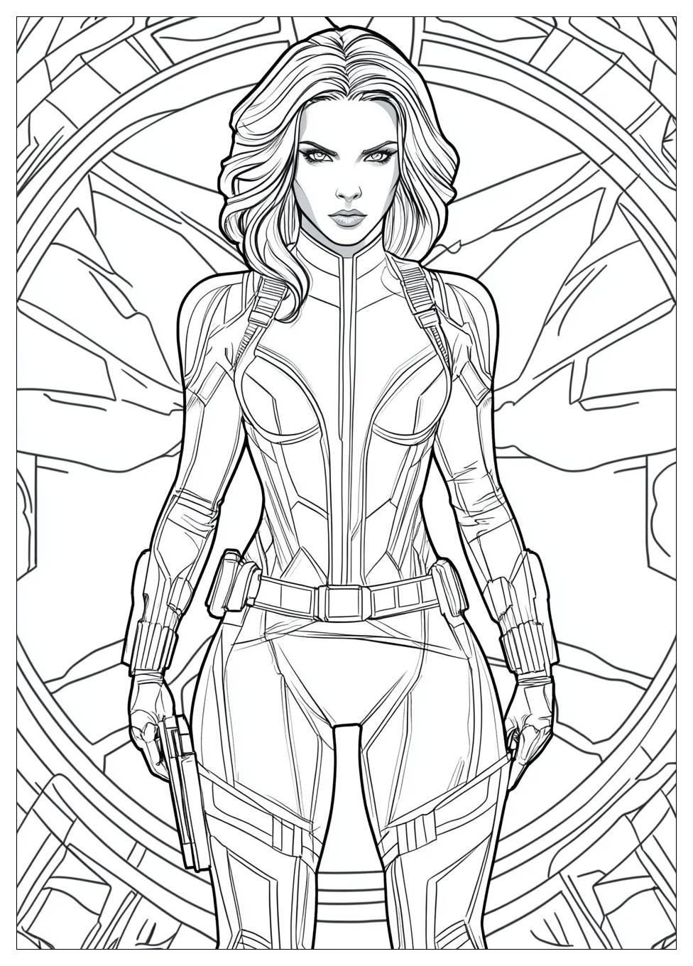 Black Widow Coloring Pages-17