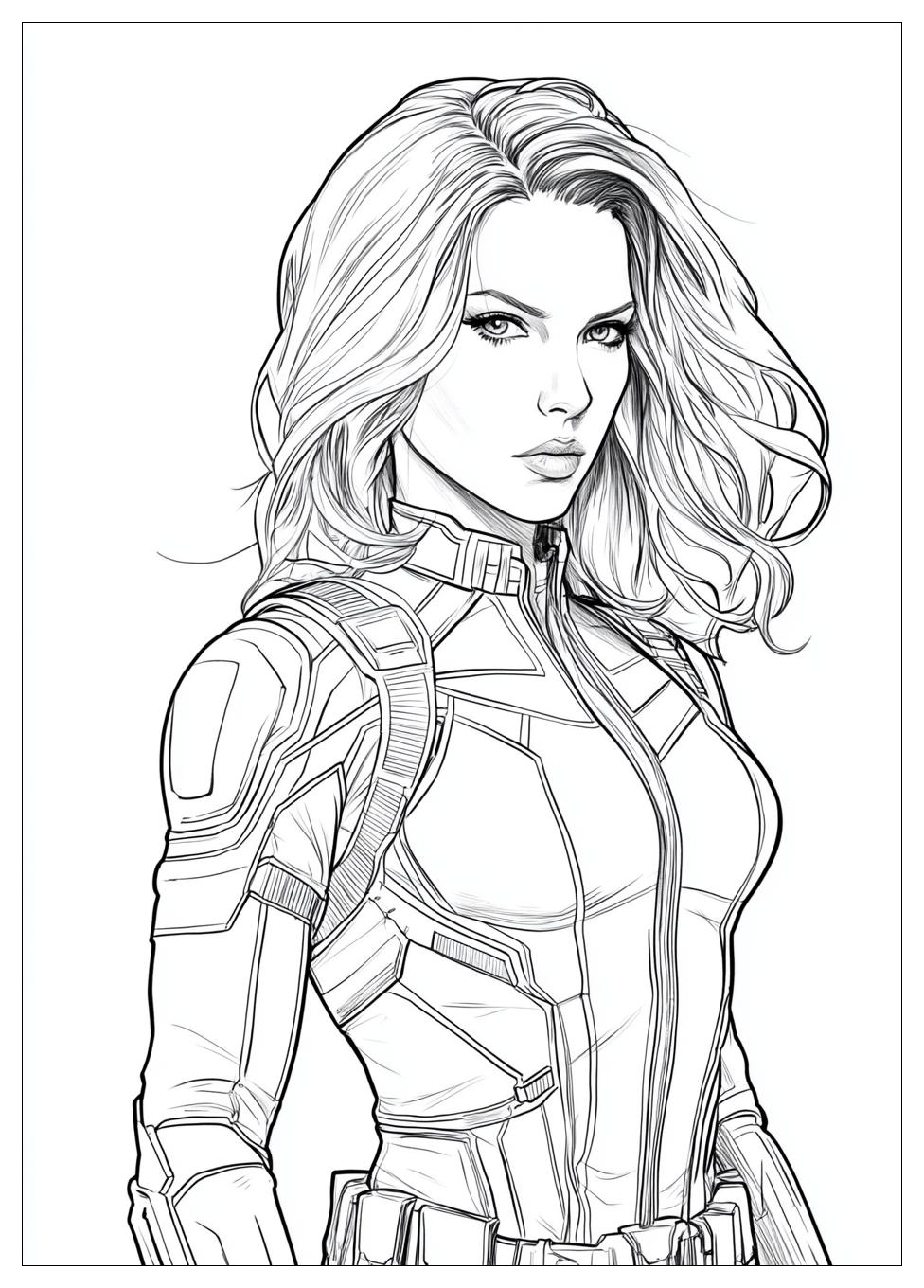 Black Widow Coloring Pages-18