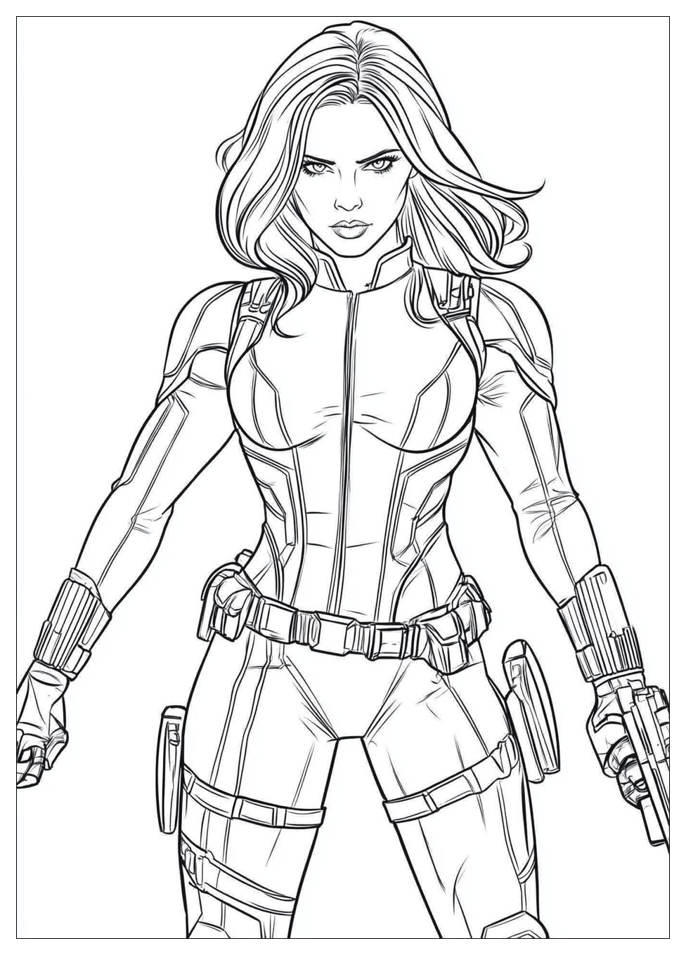 Black Widow Coloring Pages-19