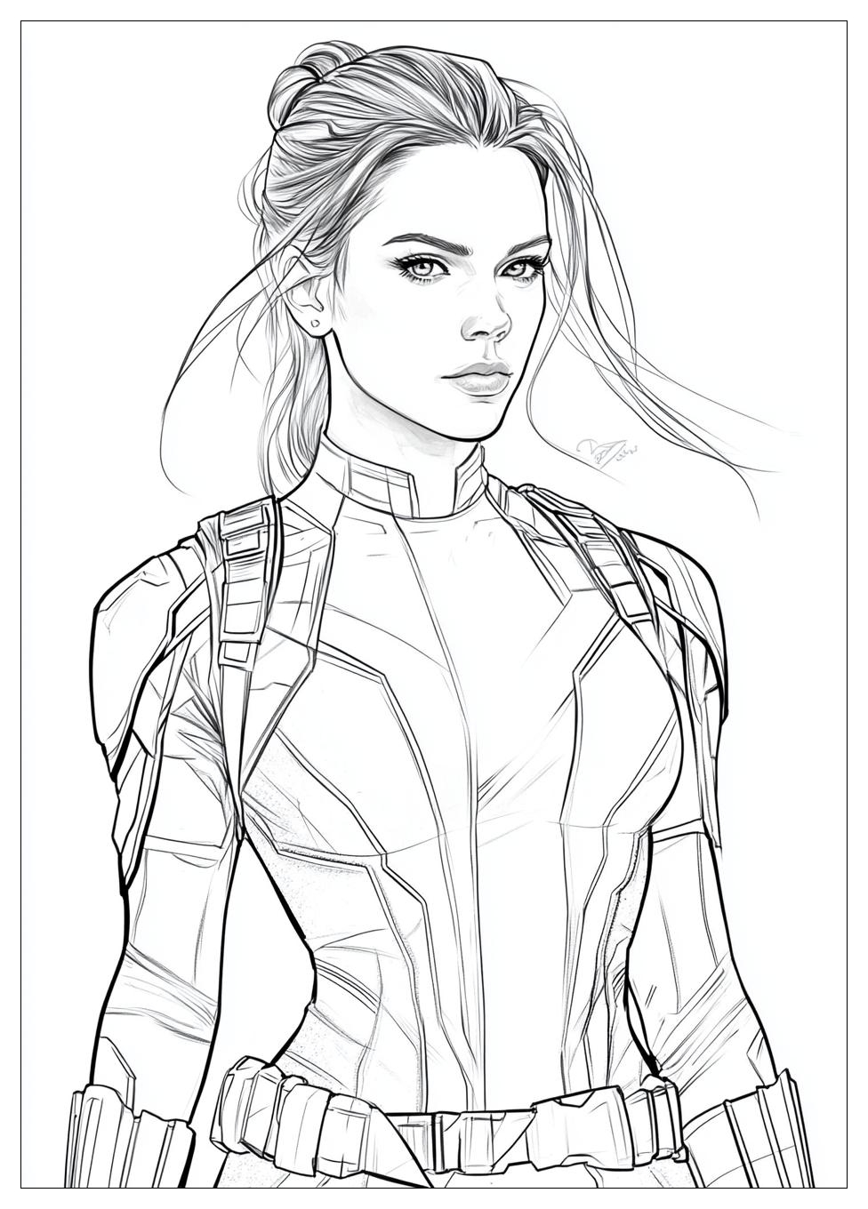 Black Widow Coloring Pages-20