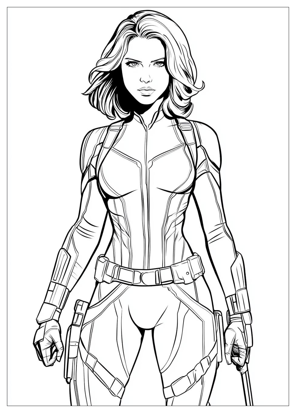 Black Widow Coloring Pages-6