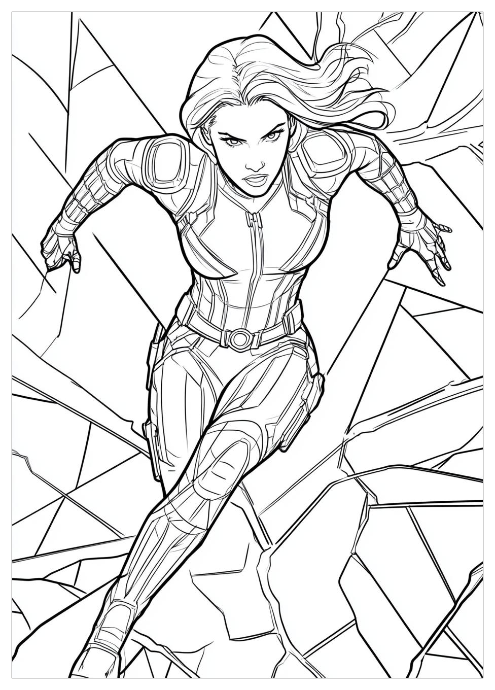 Black Widow Coloring Pages-7