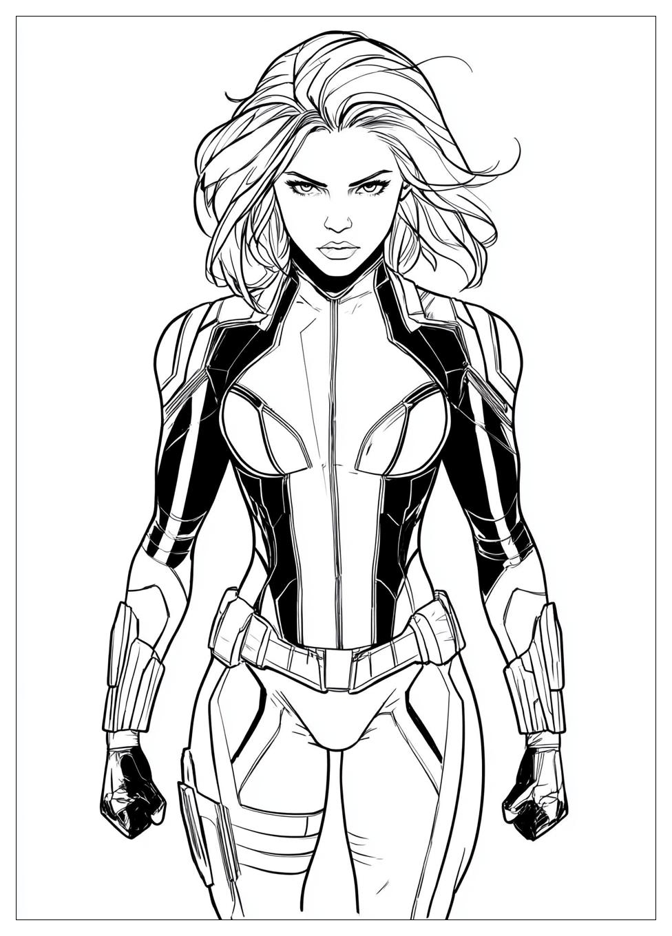 Black Widow Coloring Pages-8