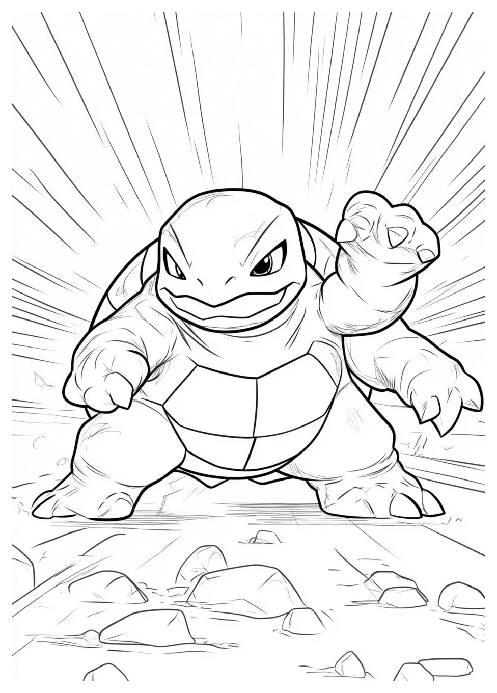 Blastoise Coloring Pages-11