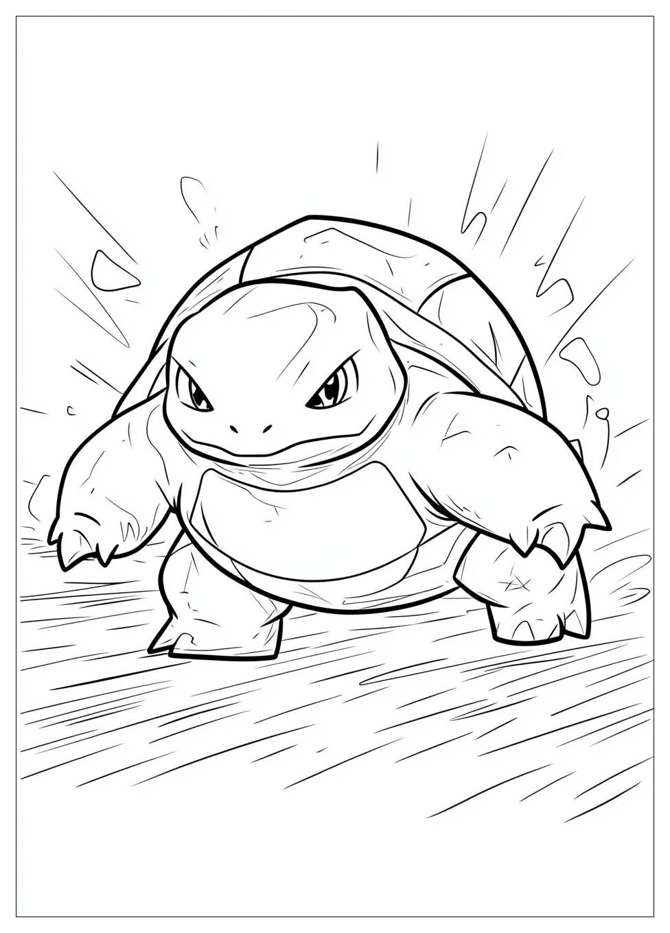 Blastoise Coloring Pages-12
