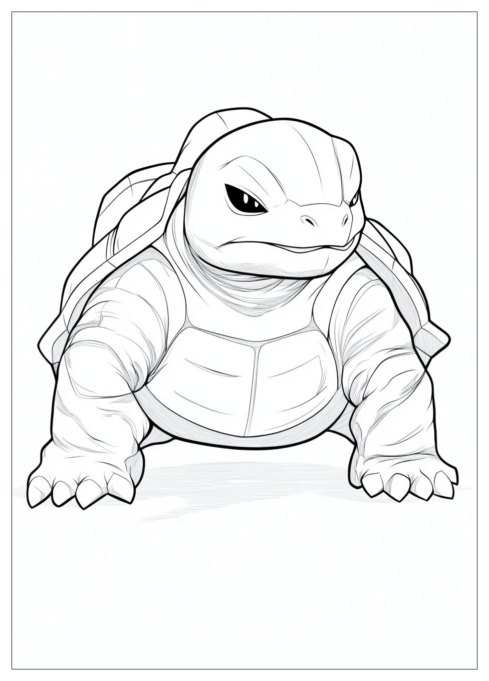 Blastoise Coloring Pages-15