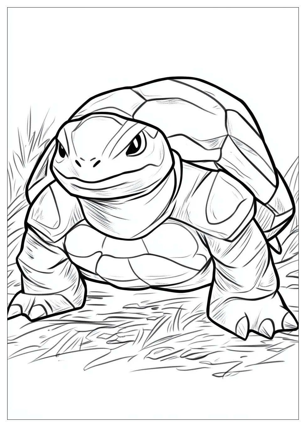 Blastoise Coloring Pages-16
