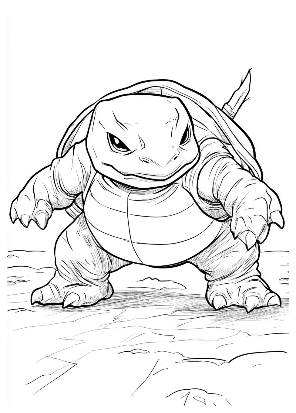 Blastoise Coloring Pages-19