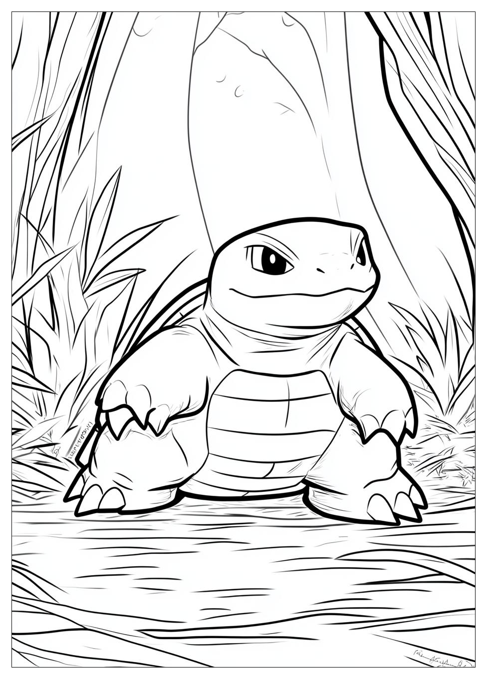 Blastoise Coloring Pages-2