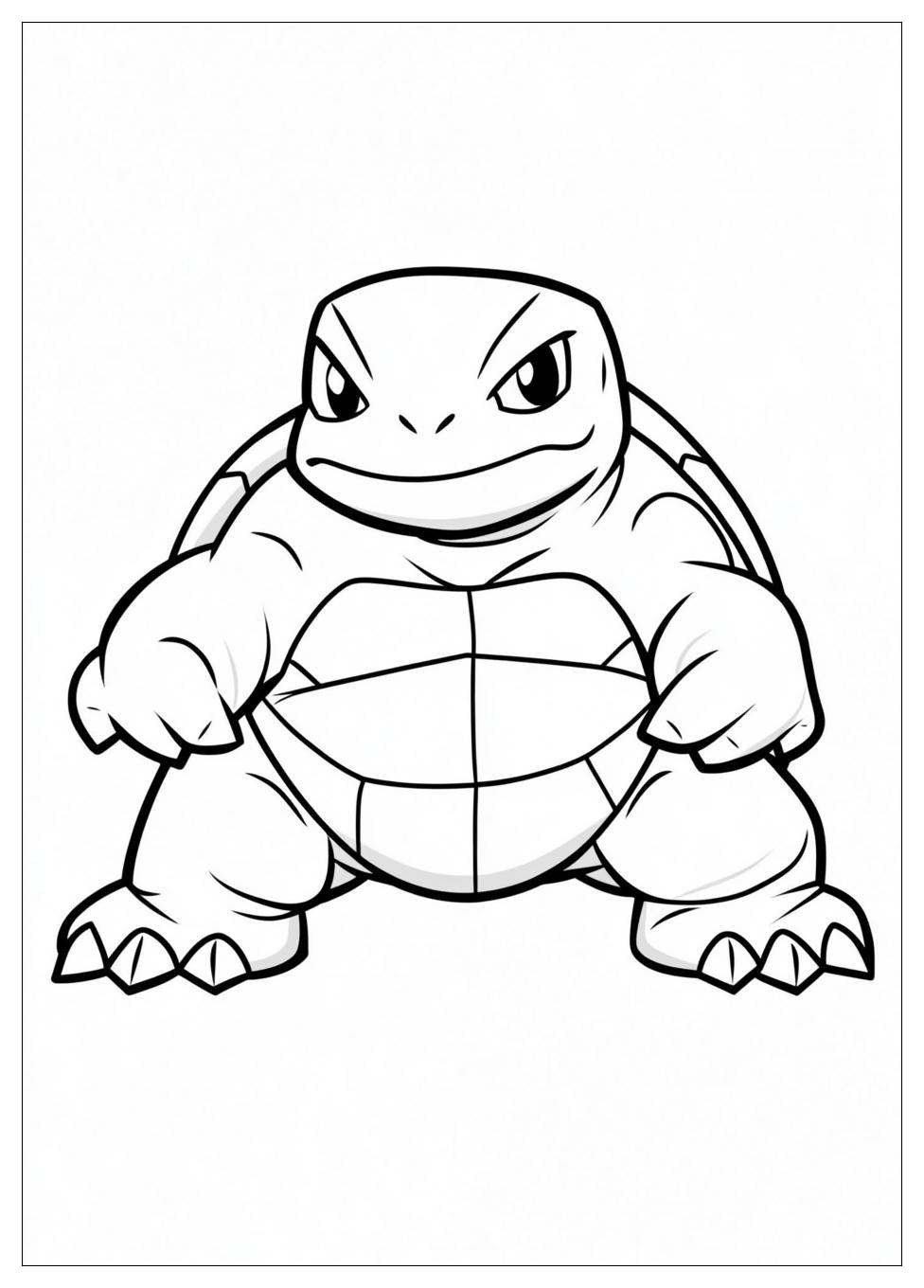 Blastoise Coloring Pages-4