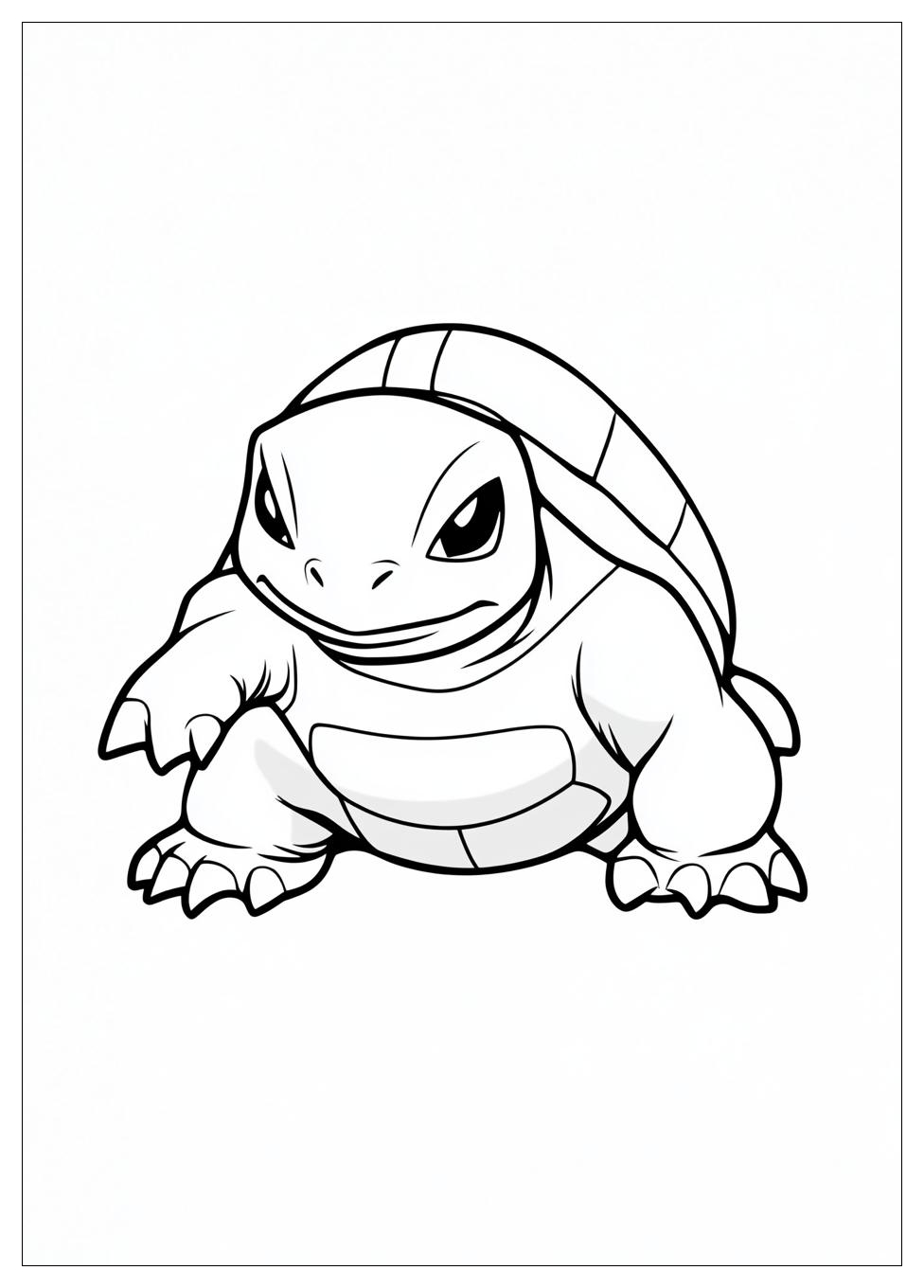 Blastoise Coloring Pages-6