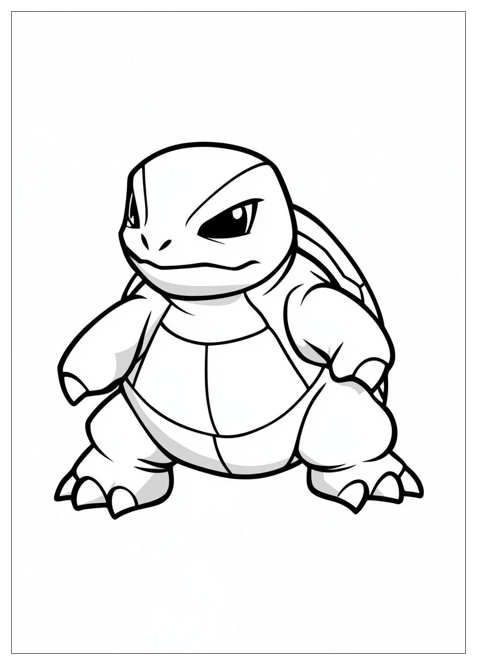 Blastoise Coloring Pages-8