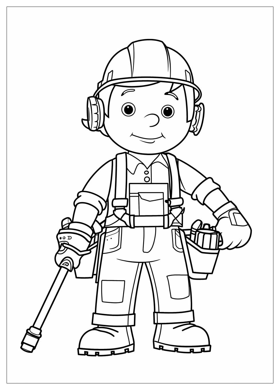 Bob The Builder Coloring Pages-12