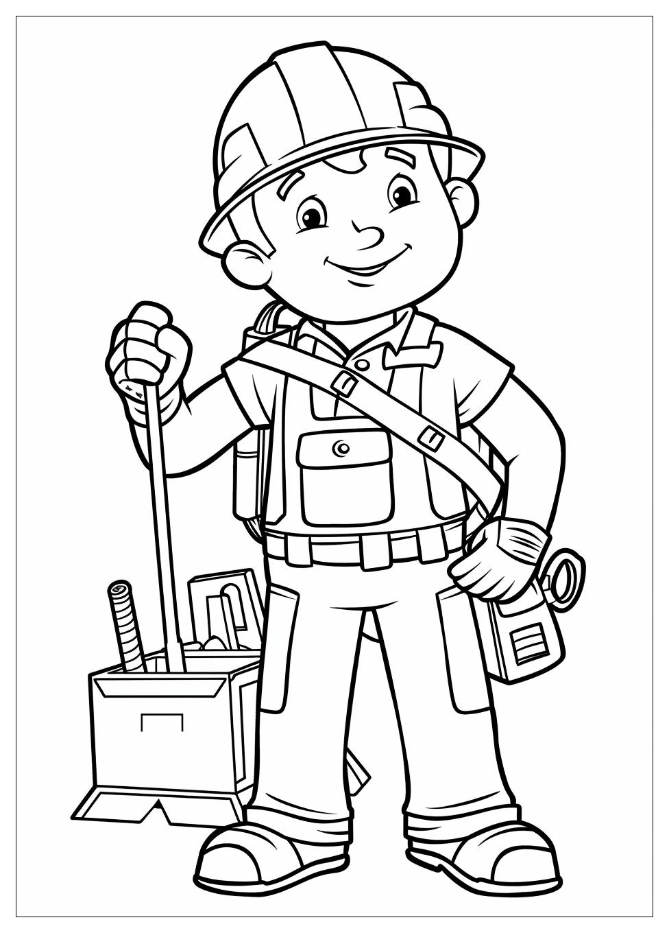 Bob The Builder Coloring Pages-13