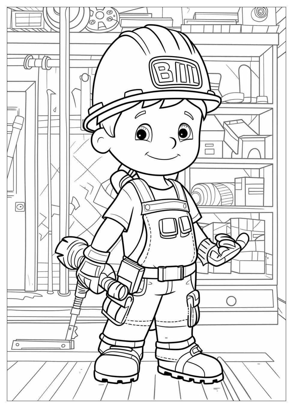Bob The Builder Coloring Pages-3
