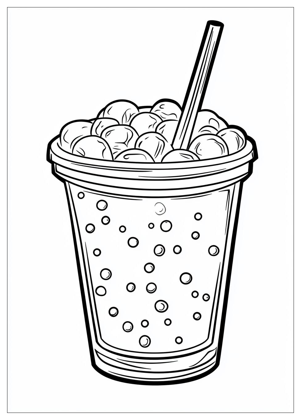 Boba Tea Coloring Pages-16