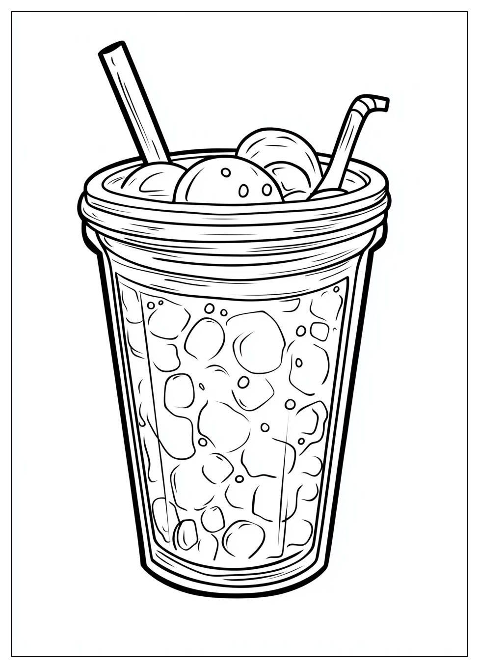 Boba Tea Coloring Pages-19