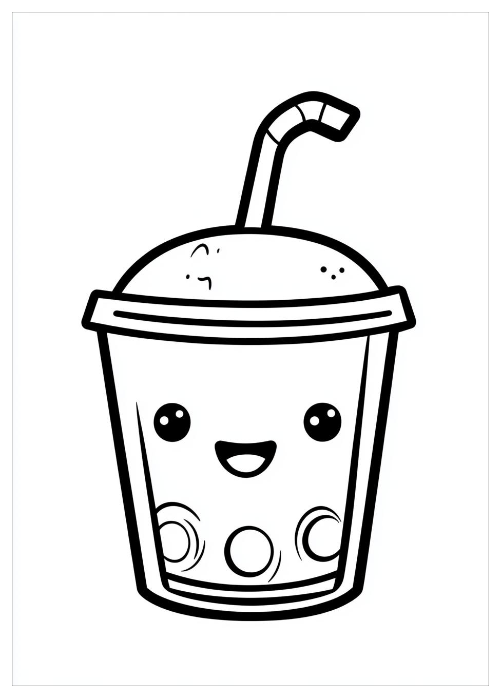 Boba Tea Coloring Pages-4