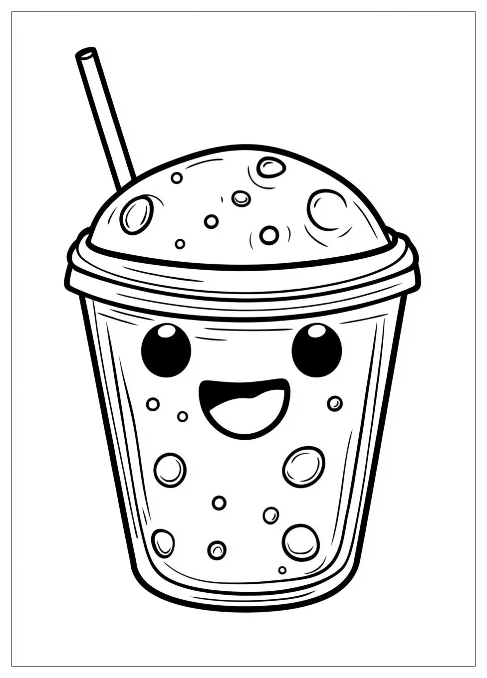 Boba Tea Coloring Pages-5