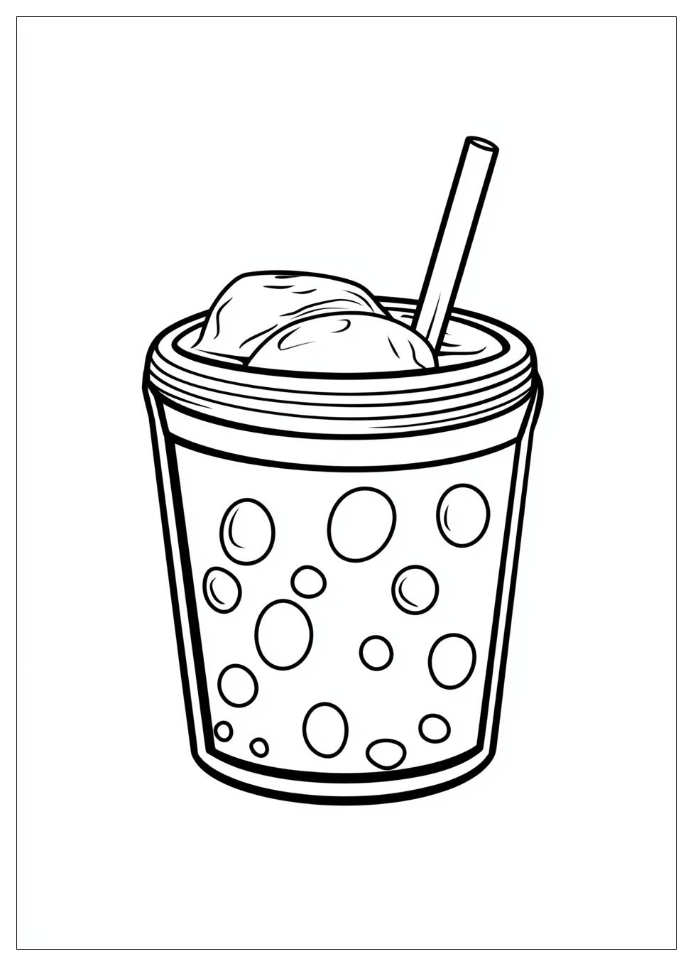Boba Tea Coloring Pages-6