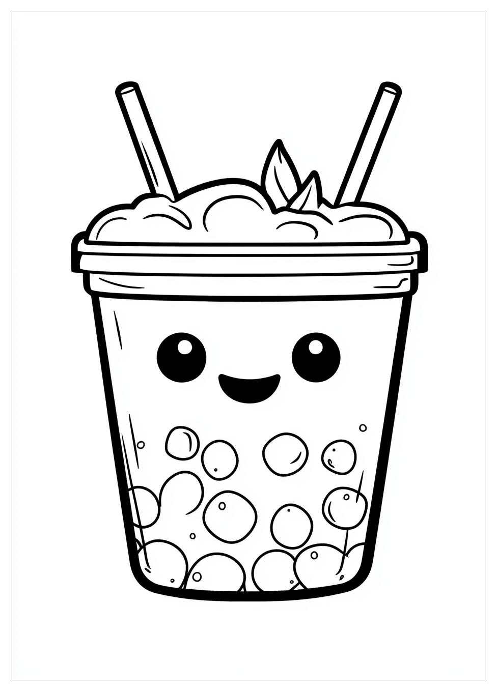 Boba Tea Coloring Pages-7