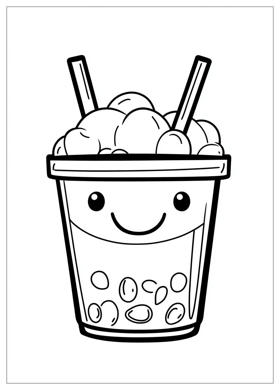 Boba Tea Coloring Pages-8