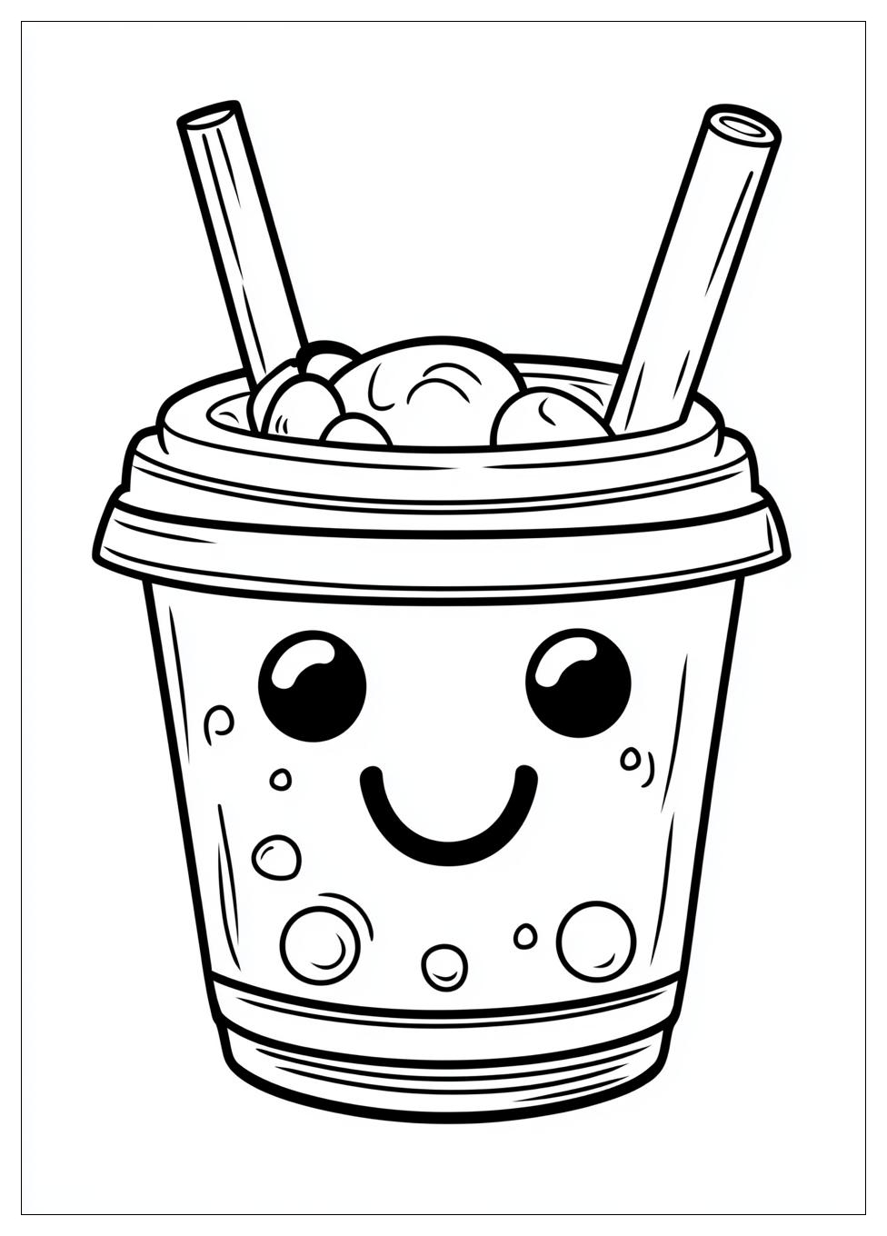Boba Tea Coloring Pages-9