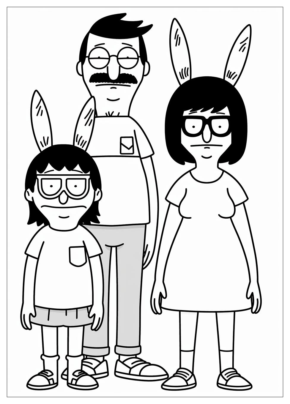 Bobs Burgers Coloring Pages-11