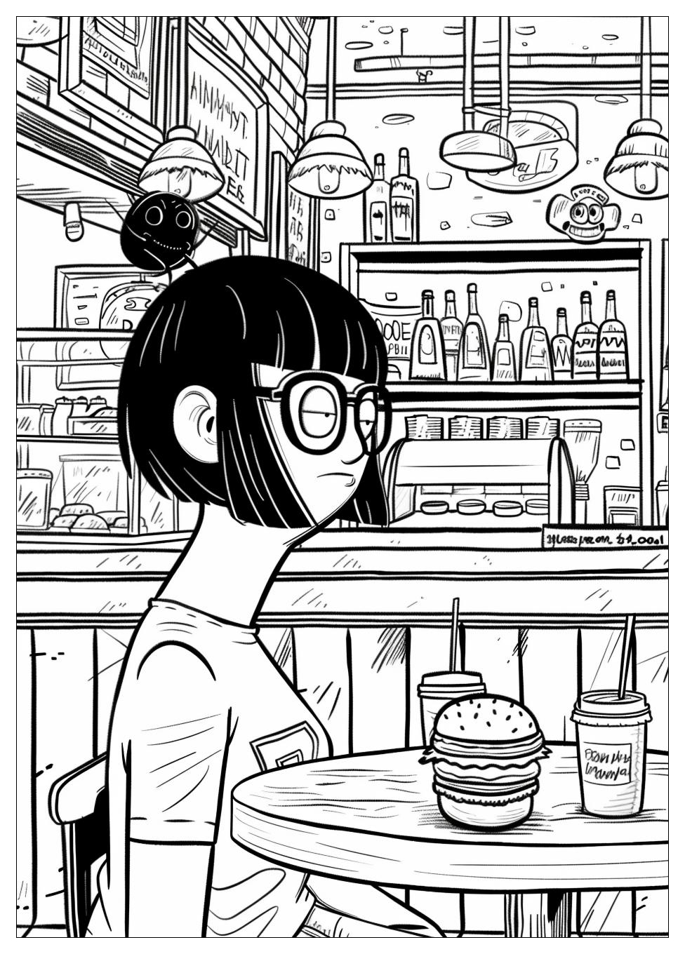 Bobs Burgers Coloring Pages-17