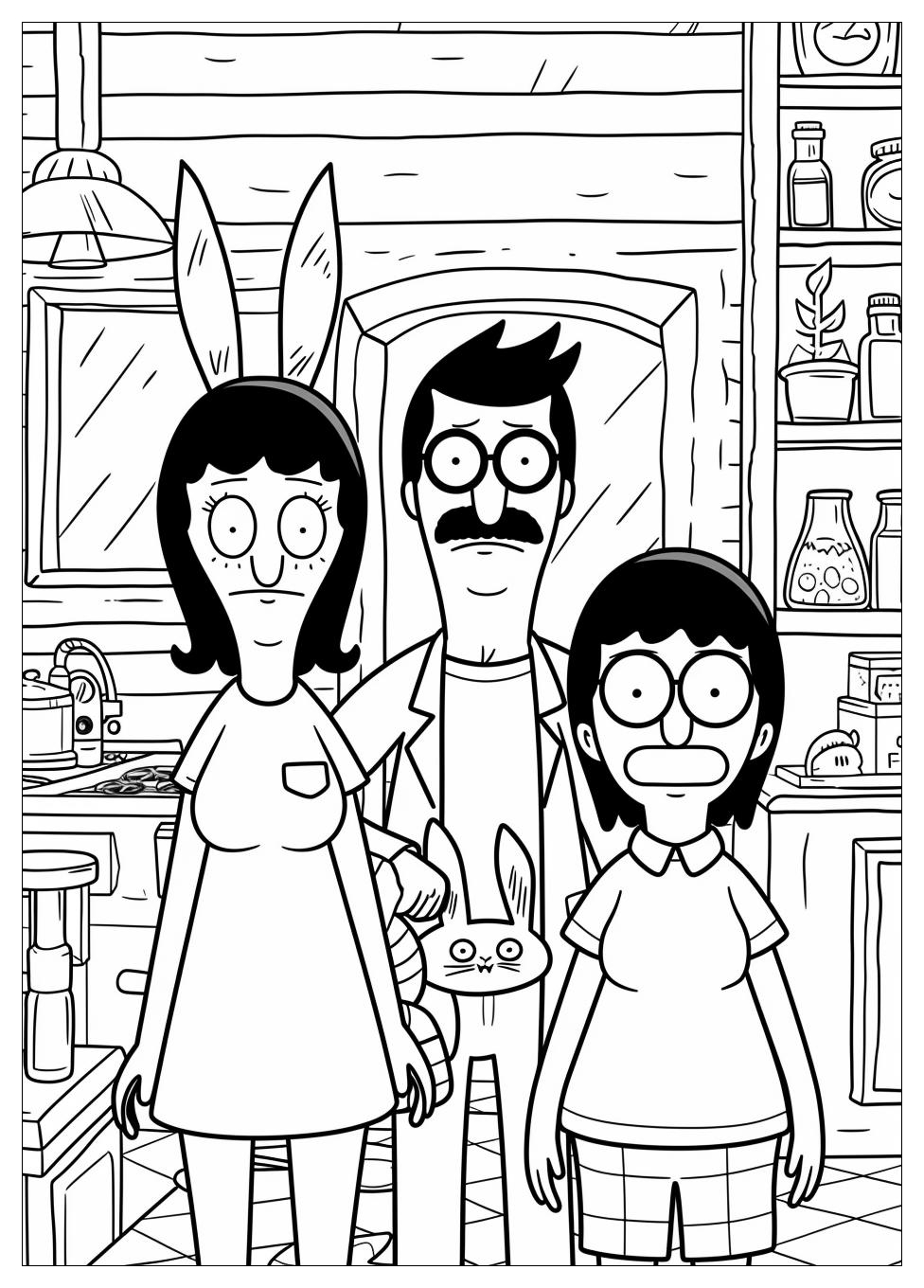 Bobs Burgers Coloring Pages-2