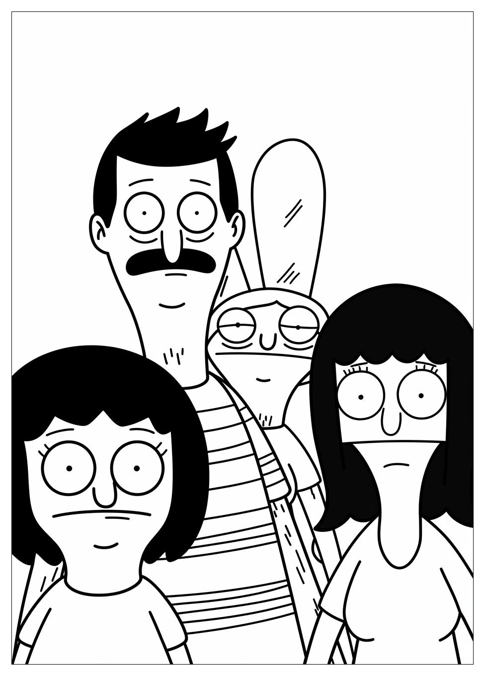 Bobs Burgers Coloring Pages-20